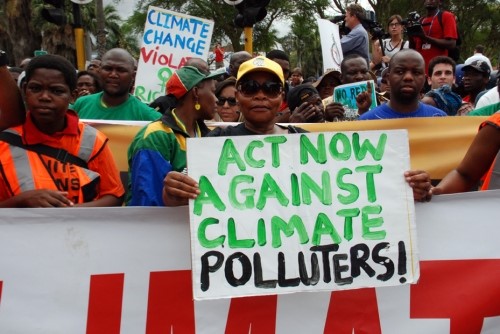 March in Durban. Photo: Langelle/GJEP