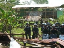 Protected by the police